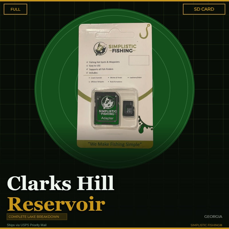Clarks Hill Reservoir - Bass Fishing Hot Spots & Waypoints