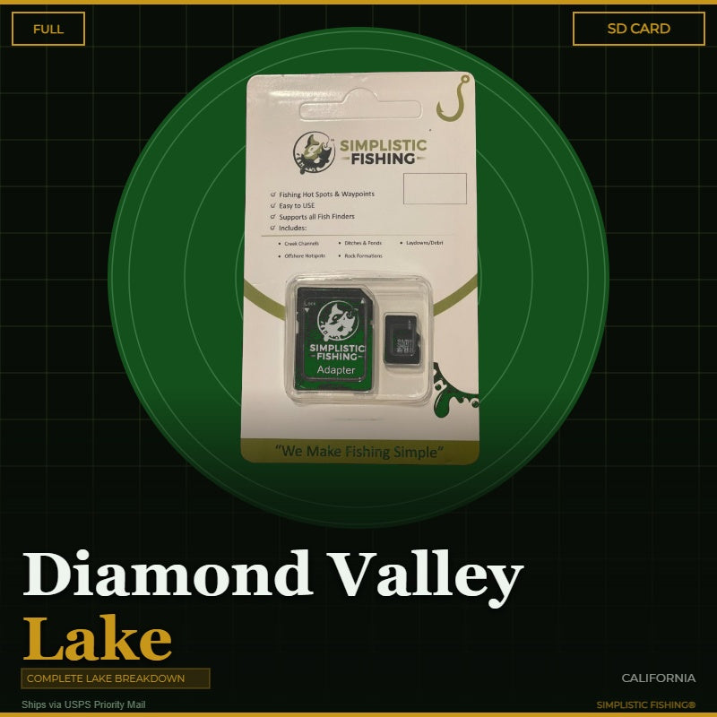 Diamond Valle Lake SD Card Packaging