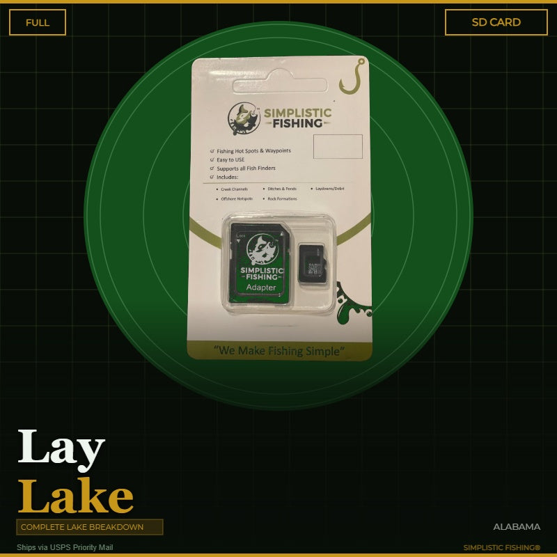 Lay Lake - Bass Fishing Hot Spots & Waypoints