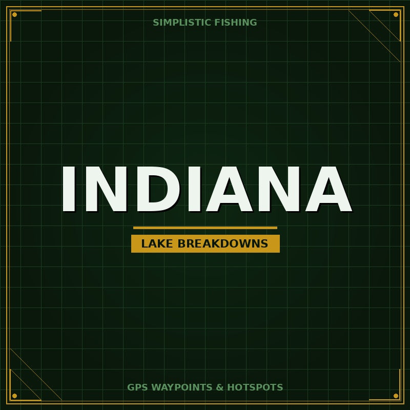 Indiana Bass Fishing Waypoints & Lake Maps | Simplistic Fishing