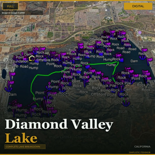Dimaond Valley Waypoints on Google Map