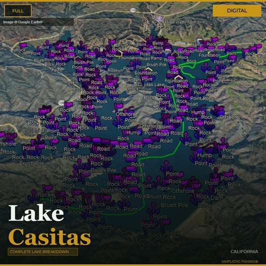 Castias Lake iamges with waypoints
