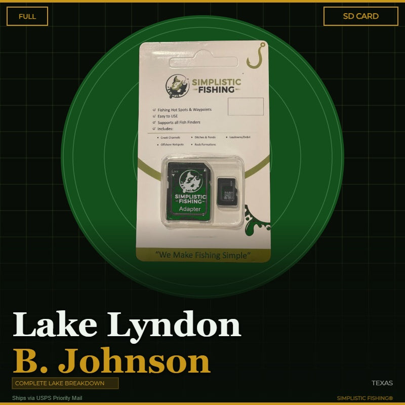 Packaged product with Simplistic Fishing branding on a green circular background