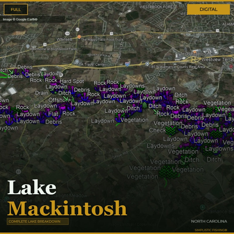 Mackintosh Lake Breakdown with waypoints