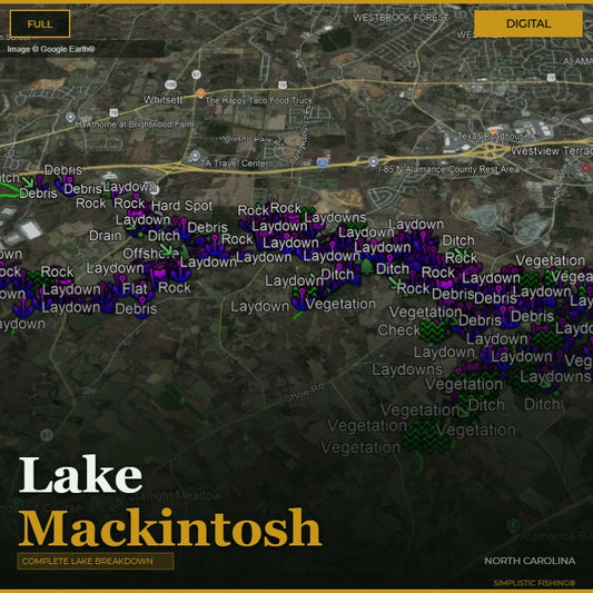 Mackintosh Lake Breakdown with waypoints