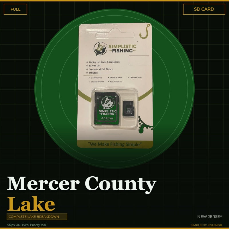 Packaged product with Simplistic Fishing branding on a green circle background