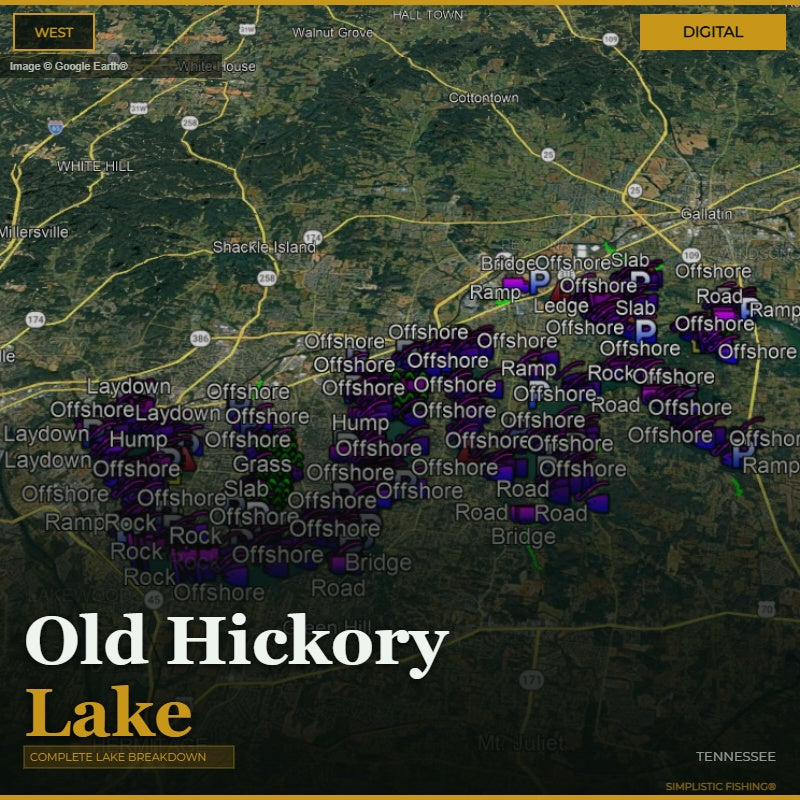 Old Hickory West Digital Image and Waypoints