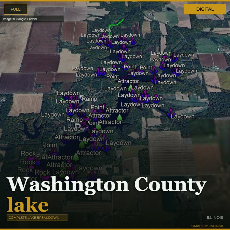 Map of Washington County with various labeled points and 'Digital' label at the top.
